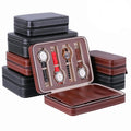 2/4/8 Slot PU Leather Watch Box Exquisite Watch Glasses Storage Box Men Women Watch Jewelry Organizer Case