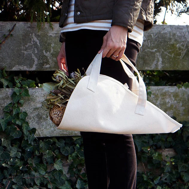 Durable Canvas Cotton Bouquet Tool Bag Weeding Flower Bouquet Sleeve Packaging Bags Pouch Flower Gift Holder Pot