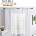Ready Stock Semitransparent White Curtain Sheer for Rolls