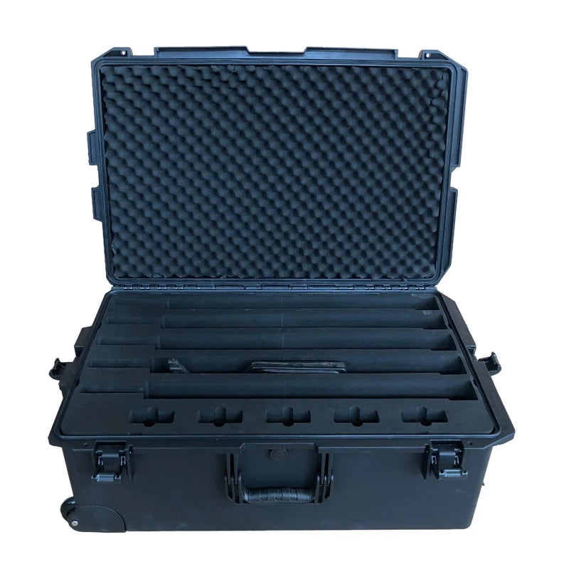 BESTCASES M6950 Hard Engineer PP Waterproof Shockproof Dustproof Black Safety Equipment Protective Tool Case OEM ODM 10-Year