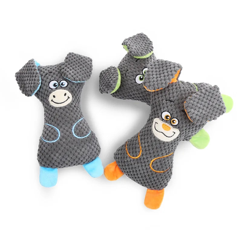 New Dog Toys Teeth Grinding Bite Resistant Teeth Cleaning Vocal Toys Pet Toys