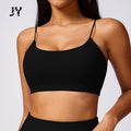 Joyyoung Best Selling Breathable Women Compression Push up Stretchy Comfort Lightweight Running Yoga Sport Bra