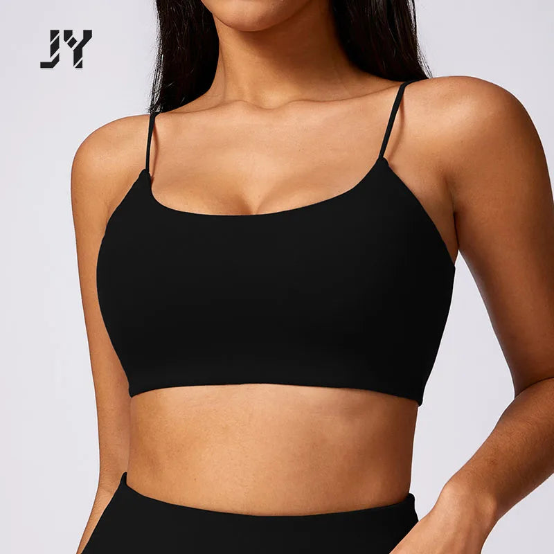 Joyyoung Best Selling Breathable Women Compression Push up Stretchy Comfort Lightweight Running Yoga Sport Bra