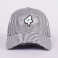 Hot Sale Comfortable Checkered Running Baseball Cap Custom Embroidered Logo Sport Unisex 6-Panel Adjustable