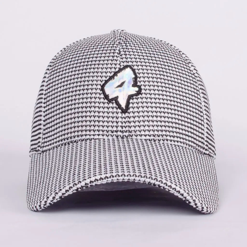 Hot Sale Comfortable Checkered Running Baseball Cap Custom Embroidered Logo Sport Unisex 6-Panel Adjustable