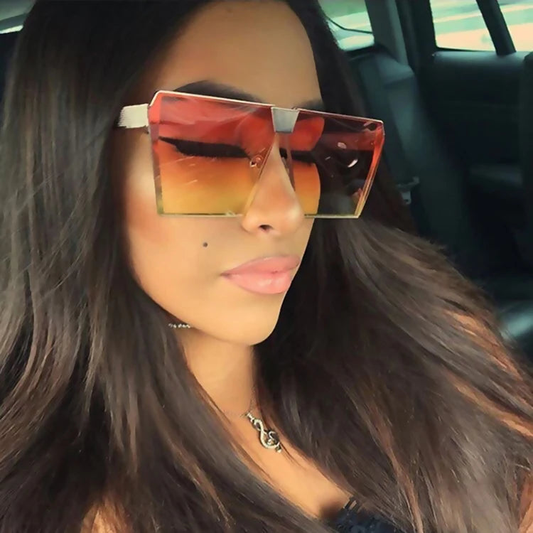 Latest Fashion Sun Glasses for Women 2026 Mens Fashionable Ladies Designer Glass Big Frame Sunglasses Oversized