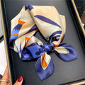 Luxury Silk Scarves for Women Floral 100% Real Silk Scarf Square 53*53cm Mulberry Silk Scarves Hair Accessories MegaBDM