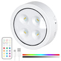 Battery Powered 16 Colors Changeable Under Counter Lights Remote Wireless Under Cabinet Lights