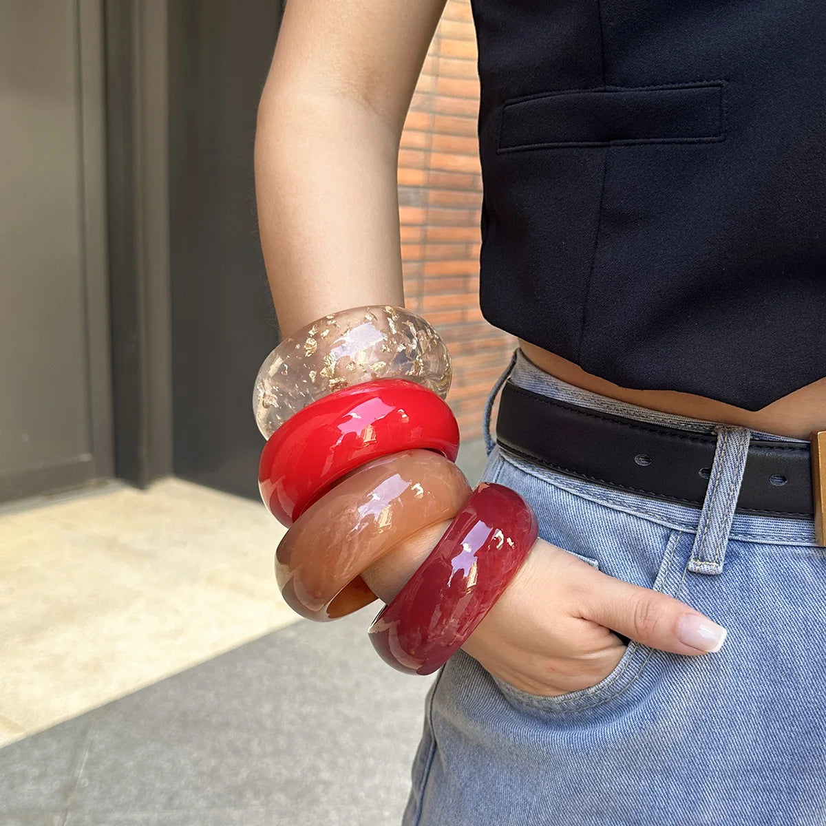 Women Trendy Ladies Daily Bracelets on Hand Accessories Fashion Jewelry Gifts