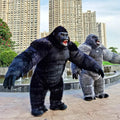 Enjoyment CE Ape Inflatable Gorilla Mascot Costume King Kong Custom Anime Cosplay Mascot Theme Fancy Dress Carnival