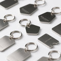 Manufacturer Souvenir Cheap Promotional Custom Sublimation Printing Engraved Laser Logo Metal Blank Keychain