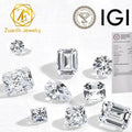 Wholesale 0.9mm to 3.0mm Size Melee CVD/HPHT Loose Lab Grown Diamond DEF Color VS1 Lab Created Melee Diamonds Price Per Carat
