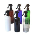 Empty Round Amber Green Black Blue Transparent White 500ml Plastic Hand Body Room Pet Spray Bottle Trigger Sprayer