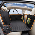 2024 New Release Car Back Seat Cover for Dogs Pet Car Bed Hammock 100% Waterproof Hard Bottom Board Dog Car Seat Cover