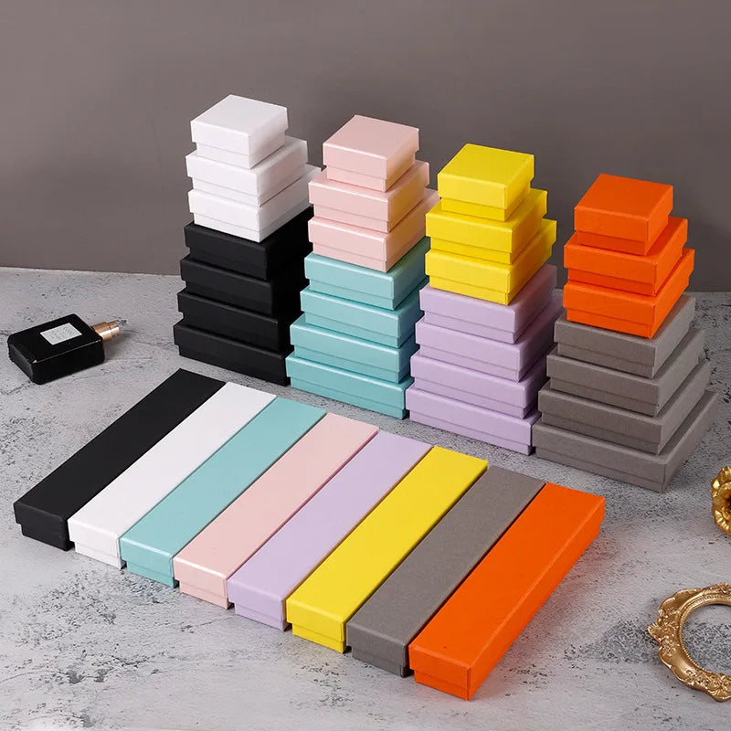 LOW MOQ Necklace Bracelet Rings Drawer Paper Jewelry Box Packing Cardboard Paper Drawer Box