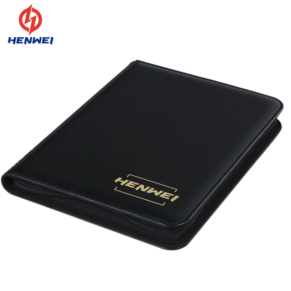 360 Pockets PU Leather Baseball Card Album Folder Side Loading Card Collection with Custom Logo Pocket Binder