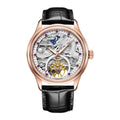 Customizable Men's Fashionable Hollow Watch with Luminous Sapphire Case Waterproof Automatic Platinum Mechanical Business Style