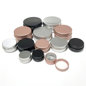 5/10/15ML Mini Round Empty Aluminum Tin Storage Lid Jars for Cosmetic Spices Tea Can Organizer Cream Lipstick Ointment