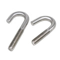 304J Stainless Steel J-Shaped Umbrella Handle Hook M5 M6 M8 Non-Standard Screw with Plain Finish Product Category Bolts