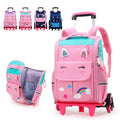2024 New Design Trolley Children School Bag for Girls Kids Trolley School Bag