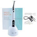 2 in 1 Dental Endo Motor with Apex Locator Wireless Endodontic Treatment Colorful OLED Screen with 16:1 Contra Angle