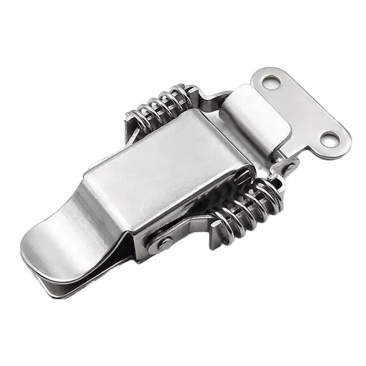 Factory Wholesale Galvanized Zinc Plated J008 Toggle Latch Hasp Spring-Loaded Draw Toolbox Marine Application Carton
