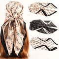 Wholesale Scarftop Headwraps for Women Vintage Silk Like Scarf 90*90cm Hijab Foulard Luxe Bandana Femme Headscarf