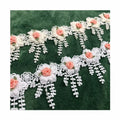 DIY Petal Tassel Hollow Water Soluble Curtain Headwear Dress Children's Dress Hem Embroidered Lace DD02
