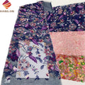 Luxury 3D Embroidered Tulle Lace Beaded Fabric French Lace Fabric with Sequins for Wedding Dress