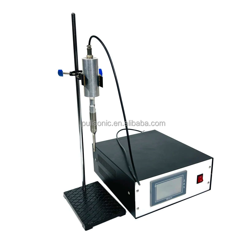 Mini Ultrasonic Probe Sonicator and Support for 50-200ML Laboratory Chemical Reactor