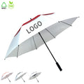 OVIDA 30-Inch Manual Double Layer Golf Umbrella 68-Inch Oversize Windproof Travel Branded Straight Umbrella Custom Logo Prints