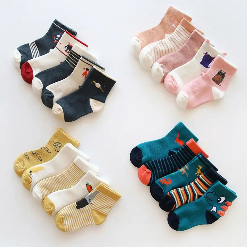 Cmax Baby Toddler Children Kids Colorful Fashion Cotton Crew Socks