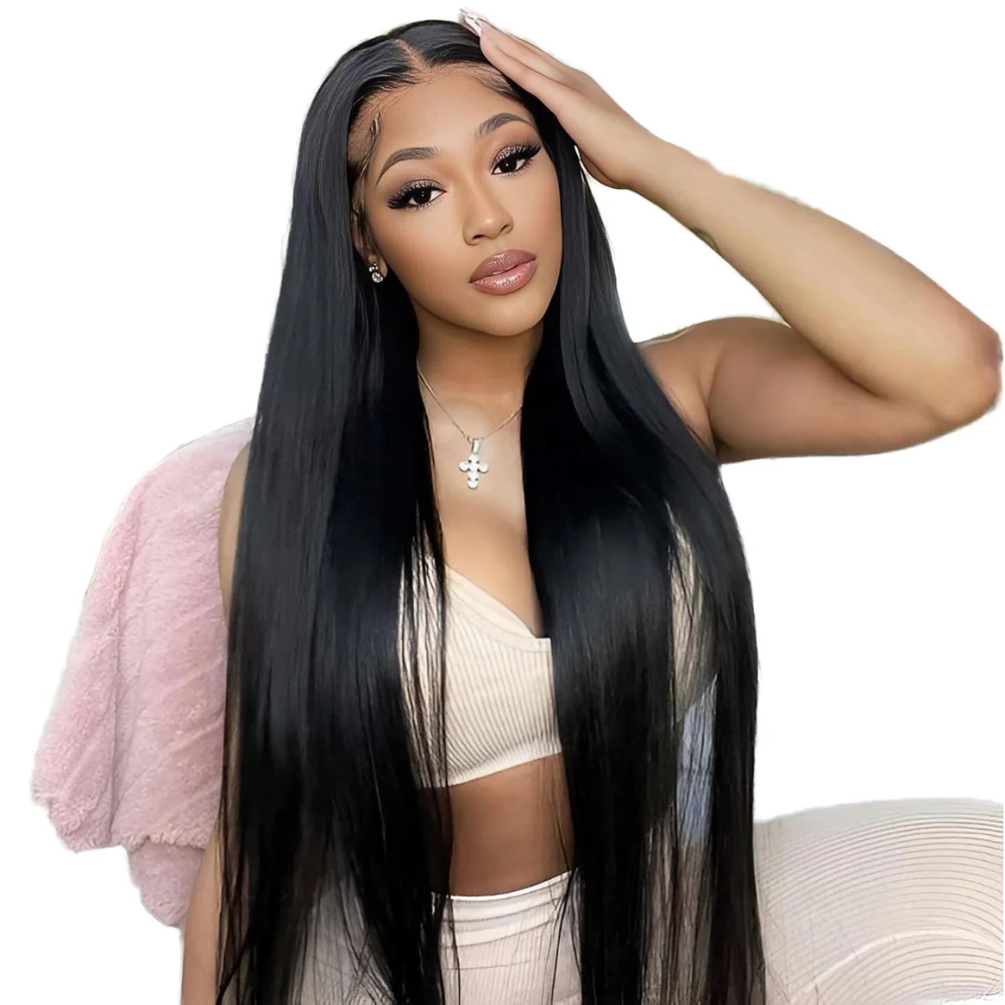 13X4 Straight Kinky Curl 12A Grade Remy Virgin Brazilian Light Brown for Lace Front Long Wigs 150-180% Density Excellent