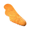 Diy Buy in Bulk Jagged Mookaite jasper Guasha Board Jagged Wing Guastone Beauty Equipment