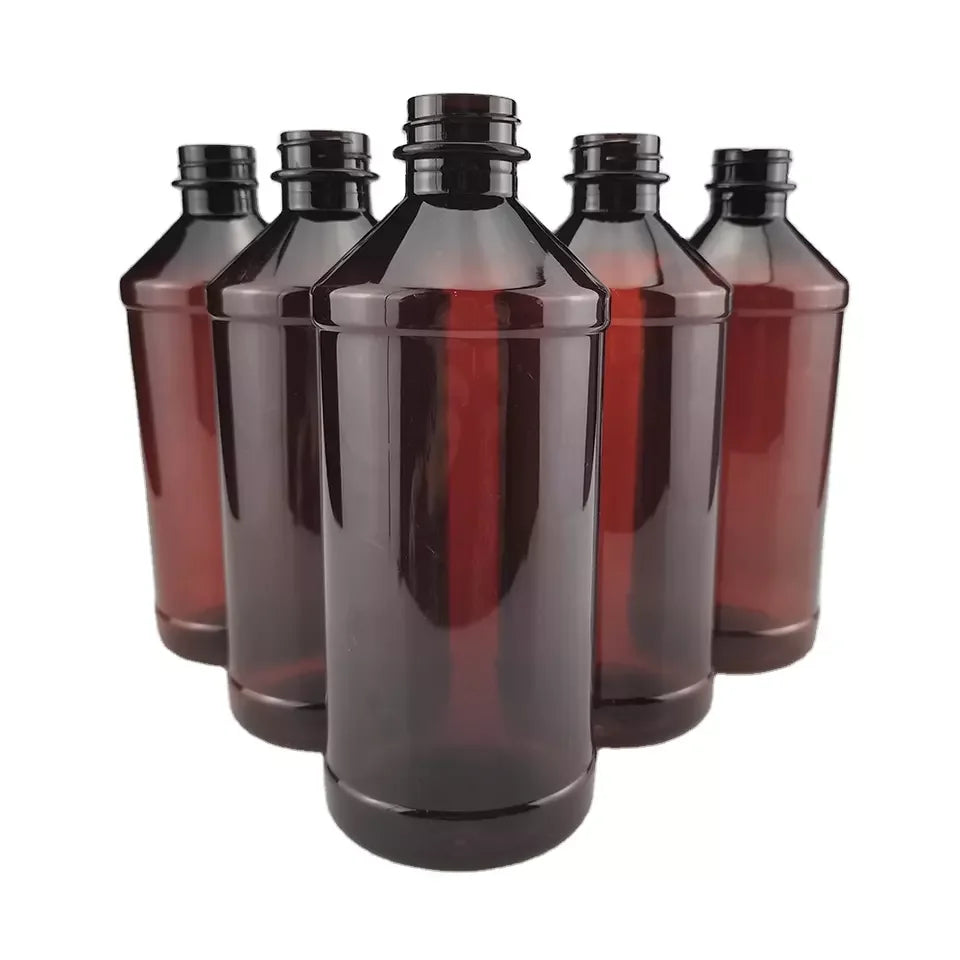 2025 New Design 473ml Wockhardt Bottles 16oz Empty Bottle with Qr Label and Qr Code Cap No Liquid