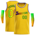 Custom Embroidery Logo Basketball Shirts Blank Jersey
