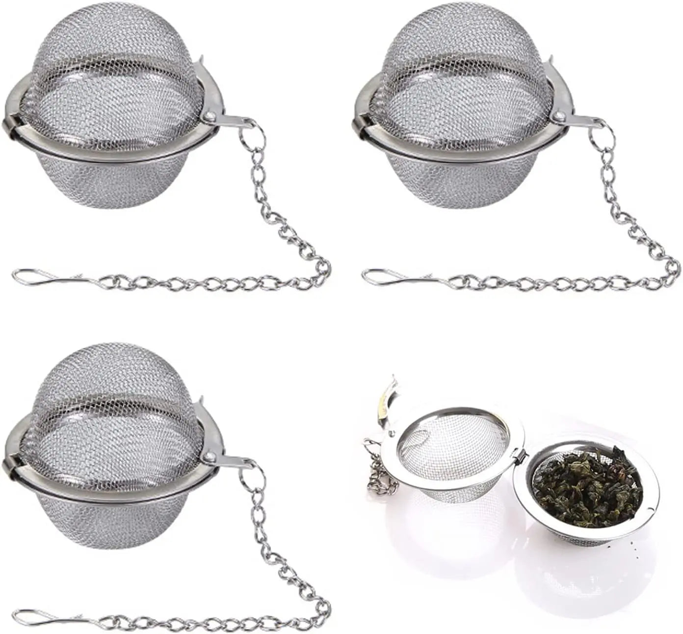 Stainless Steel Tea Infuser Tray Spice Tea Strainer & Herbal Filter Accessories Kitchen Tools for Tea & Herbal Beverages