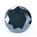 Wuzhou Xingyue Gra Certificates Synthetic Stone Vvs1 3mm Round Shape Black Diamond Loose Mossanite Moissanite for Jewelry Making
