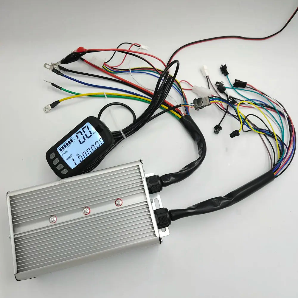 Lcd Display+BLDC Controller 24v36v48v1200w1500w-3000W 18/24mosfet for Electric Bike Scooter MTB ATV Tricycle Mobility Diy Part