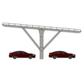 Yuens Oem Modern Design Pv Solar Steel Carport Mounting System
