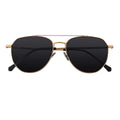 Fashion Accessories Private Label Mens Polarized Pilot Metal Shade Sunglasses