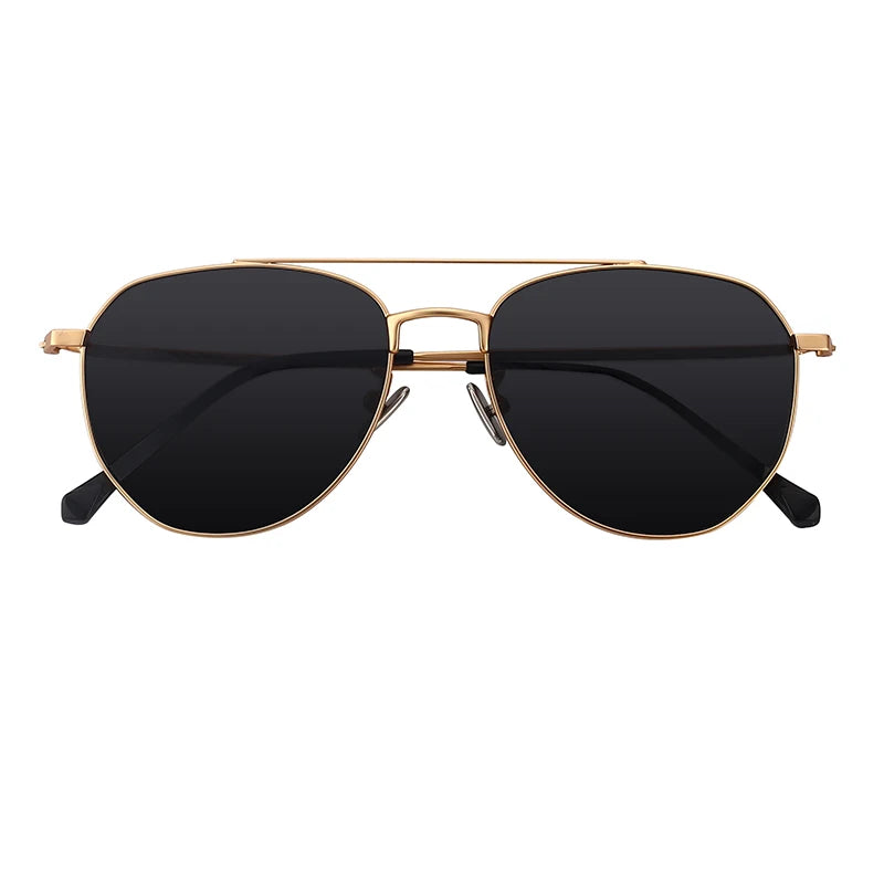 Fashion Accessories Private Label Mens Polarized Pilot Metal Shade Sunglasses
