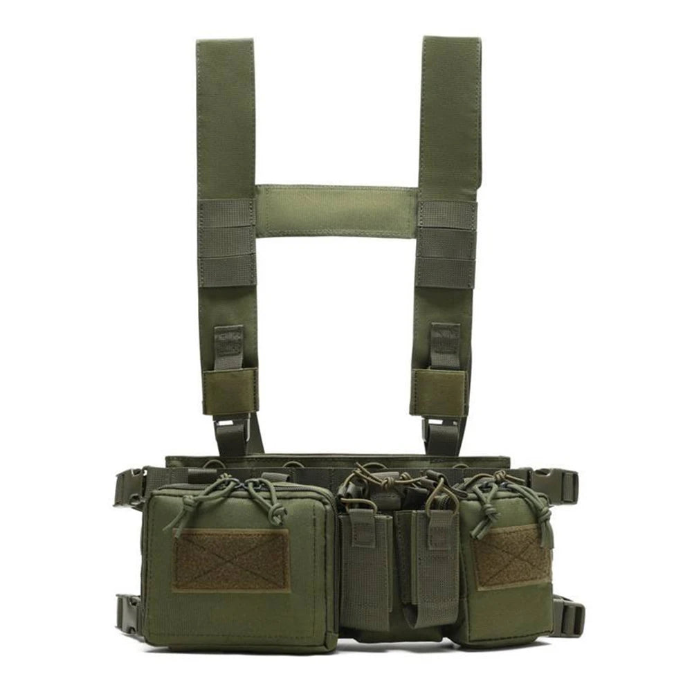 CS Hunting Equipment Vest Paintball Carrier Lightweight Vest Mag Magazine Pouch Chest Rig Pack MegaBDM