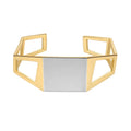 Original Design 18K Gold Plated Brass Jewelry New in 3D Meteorite Hollow Open Bracelet Femme Fashion Hop-Hip Bracelets B222308