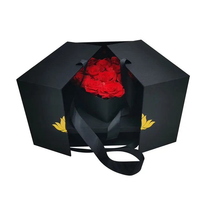 Good Quality Factory Directly Love Diamond Photo Rose Video Box Hardcover