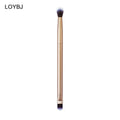 Single Rose Gold Wood Double Sided Eyeshadow Concealer Powder Blend Nose Shadow Smudge Style Synthetic Hair Cosmetic Portable