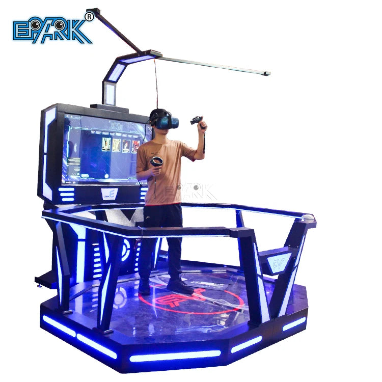Quality 9D Vr Walking Platform Vive Virtual Reality Equipment Flight Simulator Machine for Sale