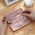 Portable Plastic Jewelry Case Small Rectangle Storage Box for Earrings and Bracelets Organized Packaging With PP Material
