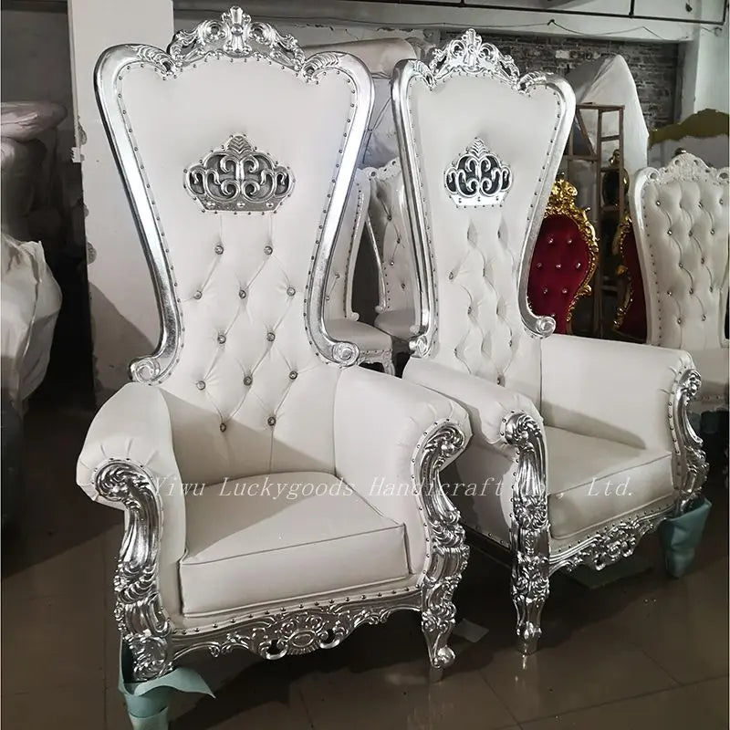 Luckygoods White Modern Sofa Chairs for Wedding and Party SF210511-4