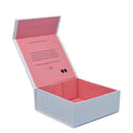 Luxury Eco Friendly Custom Book Shape Hard Flip Top White Small Folding Paper Box Magnetic Gift Box Mailer Box